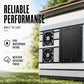 ✨🛒 -50% ! 🏙 Kit de Ventilation Solaire 10W – 2 Ventilateurs 5″ – Silicium Polycristallin + ABS – 200 CFM & IP65 pour Poulailler, Serre & Abri