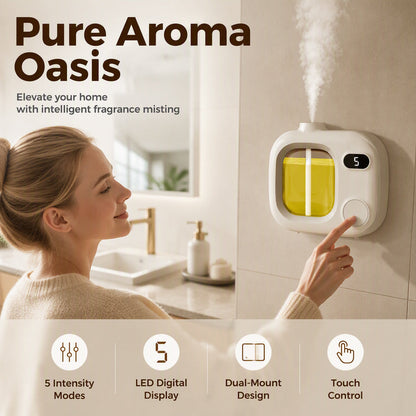 🏆💡 -50% ! 🌫Diffuseur d'arômes LED intelligent – Réglage de brume & Lumière d'ambiance pour la maison