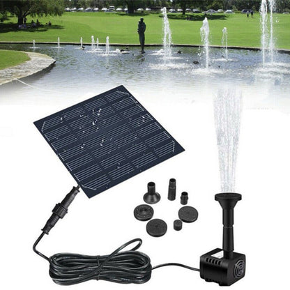 💧🛒 -50% ! 🌿Ensemble de Pompe à Fontaine Solaire Extérieure pour Jardin