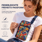 🌸🎽 2 achetés = 1 offert ! 🏃Sac de Sport Brassard et Bandoulière Imprimé Floral – 2-en-1, Fenêtre Tactile, Résistant à l’Eau.