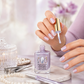 💅🛒 -50% ! 🌸Fortifiant à Ongles Effet Miroir Lilas – Finition Aurora Glacée, Séchage Rapide & Longue Durée