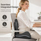 💺🛒 -50% ! 🧘Coussin Ergonomique en Mousse à Mémoire de Forme – Dossier Intégré, Tissu Respirant & Posture Optimale.