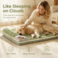 🐶🌙 -50% ! 🛋️ Tapis de Couchage Premium en Peluche pour Animaux – Velours Cristal, Soutien Ergonomique & Bord Oreiller.