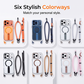 📱🎀 -50% ! 🔗 Coque Téléphone Multifonctionnelle avec Lanière – TPU Antichoc, Support Intégré & Compatible Magsafe.