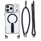📱🎀 -50% ! 🔗 Coque Téléphone Multifonctionnelle avec Lanière – TPU Antichoc, Support Intégré & Compatible Magsafe.