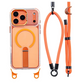 📱🎀 -50% ! 🔗 Coque Téléphone Multifonctionnelle avec Lanière – TPU Antichoc, Support Intégré & Compatible Magsafe.