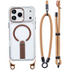 📱🎀 -50% ! 🔗 Coque Téléphone Multifonctionnelle avec Lanière – TPU Antichoc, Support Intégré & Compatible Magsafe.