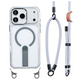 📱🎀 -50% ! 🔗 Coque Téléphone Multifonctionnelle avec Lanière – TPU Antichoc, Support Intégré & Compatible Magsafe.