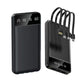 ⚡🔌 -50% ! 📲 Batterie Externe Portable 30 000 mAh avec 4 Câbles Intégrés – Lithium Polymère, Affichage Numérique & Ultra-Fine.