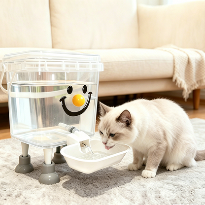 🐾🛒 -50% ! 💧Distributeur d’Eau pour Animaux – Grande Capacité 3L/5L, Sans Électricité & Facile à Nettoyer
