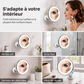 💡🛒 -50% ! 📸Miroir Grossissant 10x avec LED – Anneau Lumineux, Ventouse Sans Perçage & Rotule 360°.