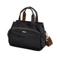 👜🌟 -50% ! 👗Sac Cabas en Toile Plissée avec Poches Latérales – Toile Haute Densité – Organisation 8 Zones & Bandoulière Amovible pour Femme