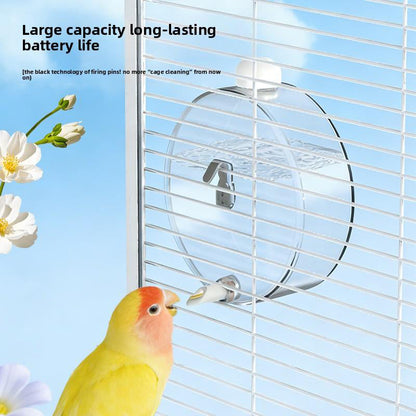 🐦🛒 -50% ! 💧Abreuvoir Suspendu Transparent pour Oiseaux – Bec en Cuivre, Grande Capacité & Entièrement Lavable.