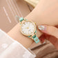 💎🛍️ -50% ! ⌚Montre Élégante à Bracelet Fin – Cadran Épuré, Bracelet en Cuir & Mouvement à Quartz.