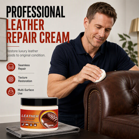 🛏️🛒 -50% ! 🧴Crème Réparatrice Cuir – Efface Rayures, Rénove Meubles & Chaussures