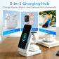 ⚡🛒 -50% ! 📱Support de Recharge Magnétique Pliable 3-en-1 – Alignement Magnétique, Design Compact & Veilleuse Intégrée.
