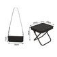 👜🛒 -50% ! 🪑Tabouret Pliable Portable en Forme de Sac à Main – Acier Carbone, 100 kg & Ultra-Compact