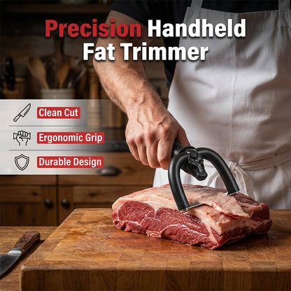 🥩🛒 -50% ! 🔪Coupe-Graisse à Main pour Bœuf & Porc – Support en U, Lames Inox & Poignée Ergonomique