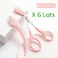 ✂️🛒 -50% ! 💄Ciseaux à Sourcils avec Peigne – Acier Inoxydable, Design Ergonomique & Précision Maximale