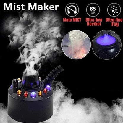 🌫️🛒 -50% ! 💡Brumisateur à Ultrasons LED 12 Couleurs – 250 ml/h, Basse Tension 24V & Multi-Usages