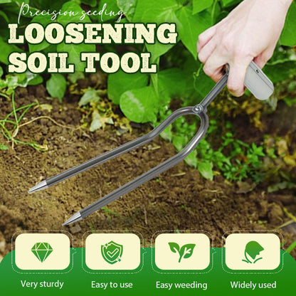 🌱🔧 -60% ! 🧑‍🌾Désherbeur Compact à 2 Dents – Robuste, Ergonomique & Efficace.