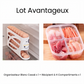 🧺🛒 Nouveautés phares ! 🥚 Range-Œufs Gain de Place pour Réfrigérateur – Gravité Automatique, Grande Capacité & PP Alimentaire.