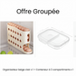 🧺🛒 Nouveautés phares ! 🥚 Range-Œufs Gain de Place pour Réfrigérateur – Gravité Automatique, Grande Capacité & PP Alimentaire.