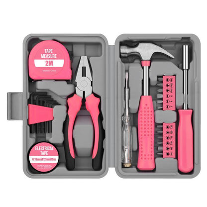 🛠️🛒 -50% ! 🎁Kit d'Outils Ménagers Portable 24 Pièces – Coffret Inclus, Ergonomique & Tout-en-Un.