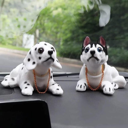 🐕🎮 -60% ! 🎁Figurine Chien Hochet pour Tableau de Bord – Mouvement Automatique, Peluche Premium & 7 Races au Choix