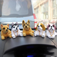 🐕🎮 -60% ! 🎁Figurine Chien Hochet pour Tableau de Bord – Mouvement Automatique, Peluche Premium & 7 Races au Choix