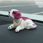 🐕🎮 -60% ! 🎁Figurine Chien Hochet pour Tableau de Bord – Mouvement Automatique, Peluche Premium & 7 Races au Choix