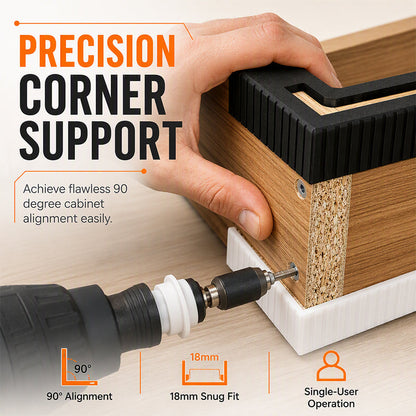 🪥🔩 -50% ! 📐 Serre-Joint d'Angle pour Menuiserie – Installation à Une Main, Précision 18mm & PLA Résistant.