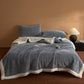 🛏️🛒 -50% ! 🧶Couverture Douce Épaisse Double Couche – Polyester Ultra-Doux, Chaleur Cocooning & Style Moderne.