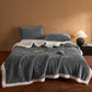 🛏️🛒 -50% ! 🧶Couverture Douce Épaisse Double Couche – Polyester Ultra-Doux, Chaleur Cocooning & Style Moderne.