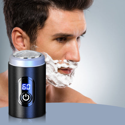 💈⚡ -50% ! 🪒 Mini Rasoir Portable Rechargeable – Lames Flottantes Précises, Affichage Numérique & Chargement USB.