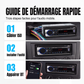 🎵🚗 -50% ! 📻 Autoradio Bluetooth 5.0 – Audio Sans Perte, Double USB & Appels Mains Libres.