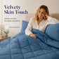 🛏️🧵 Parure de couette matelassée 3 pièces – Microfibre brossée, respirante et adaptée à toute saison