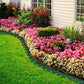 🌿🏡 Bordure de Jardin Flexible Sans Creusement (Rouleau 10m + 30 Piquets) – Délimitation Nette Pelouse, Pose Facile et Résistance Intempéries
