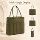 🧶🛒 -60% ! 🪡 Sac de Rangement en Toile – Compartiments pour Aiguilles, Œillets pour Fil & Poches Intérieures.