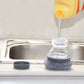 🧼✨ Brosse à Vaisselle Distributrice de Savon | Réservoir Intégré, Têtes Anti-Rayures & Dégraissage Facile