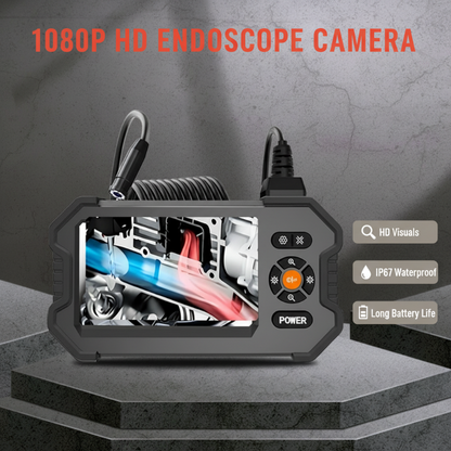 📸🛠️ -60% ! 🔬Caméra Endoscopique HD – 1080p, Écran 4,3″ & Étanche IP67.