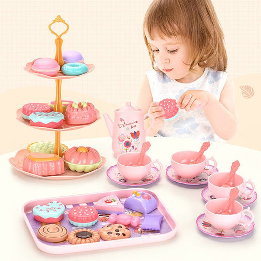 🎠🎁 -60% ! 🧸Set de Théière Jouet pour Enfant – 17 Pièces, Portable & Jeu d’Imagination.
