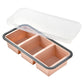 🍱🛒 -50% ! 🧤Boîte de Préparation de Repas en Silicone – Qualité Alimentaire, Compartimentée & Couvercle Hermétique.
