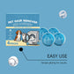 🐾🧺 -60% ! 🌀Boules de Lavage Réutilisables – Anti-Poils d’Animaux, Protège les Tissus & Faciles à Utiliser
