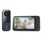🔔📹 -60% ! 🏠Sonnette Vidéo Sans Fil avec Écran – HD 1080P, Angle 170°, Audio Bidirectionnel & Portée 150 m