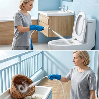 💦🚿 -60% ! 🚽Buse de Nettoyage Haute Pression pour Canalisations – Nettoyage en Profondeur & Installation Facile.