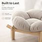 🐾🌸 -60% ! 🫄Lit Surélevé en Bois Forme de Pétale – Coussin Velours Côtelé, Design Floral & Socle Aéré pour le Confort de Votre Animal