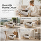🐾🌸 -60% ! 🫄Lit Surélevé en Bois Forme de Pétale – Coussin Velours Côtelé, Design Floral & Socle Aéré pour le Confort de Votre Animal