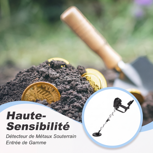 🔍🪙 -60% ! ⛺️Détecteur de Métaux Souterrain d’Entrée de Gamme – Haute Sensibilité, Facile à Utiliser & Portable