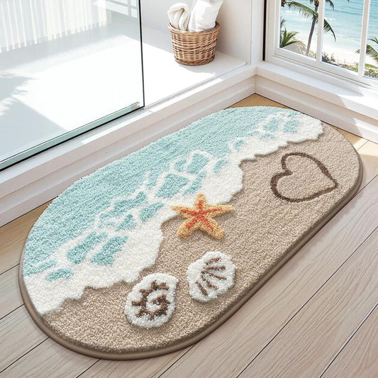 🧹💧 -60% ! 🏠Tapis de Sol Intérieur Super Absorbant – Dos Antidérapant, Toucher Doux & Usage Polyvalent
